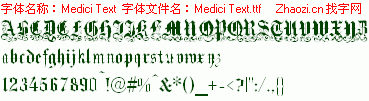 查看字体及作者详细介绍