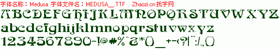 查看字体及作者详细介绍
