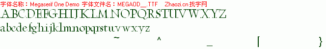 查看字体及作者详细介绍