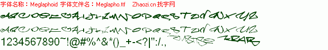 查看字体及作者详细介绍
