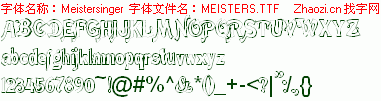 查看字体及作者详细介绍