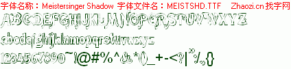 查看字体及作者详细介绍