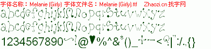 查看字体及作者详细介绍