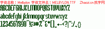 查看字体及作者详细介绍