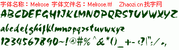 查看字体及作者详细介绍