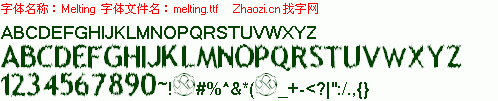 查看字体及作者详细介绍