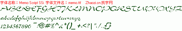 查看字体及作者详细介绍