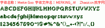 查看字体及作者详细介绍