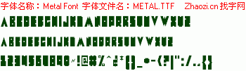 查看字体及作者详细介绍
