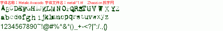 查看字体及作者详细介绍