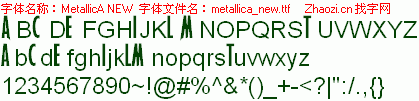 查看字体及作者详细介绍