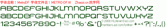 查看字体及作者详细介绍