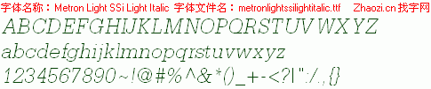 查看字体及作者详细介绍