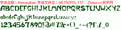 查看字体及作者详细介绍