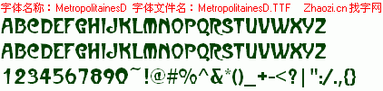 查看字体及作者详细介绍