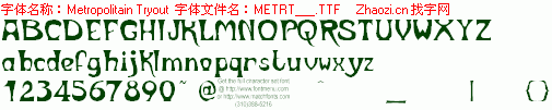查看字体及作者详细介绍