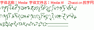 查看字体及作者详细介绍