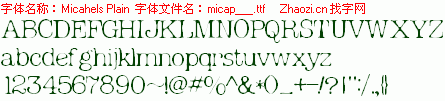 查看字体及作者详细介绍