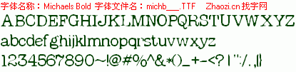 查看字体及作者详细介绍