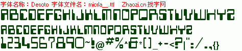 查看字体及作者详细介绍