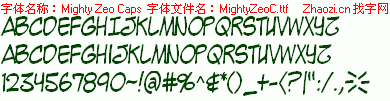 查看字体及作者详细介绍