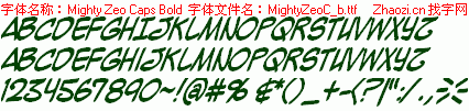 查看字体及作者详细介绍