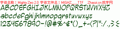 查看字体及作者详细介绍