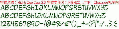 查看字体及作者详细介绍