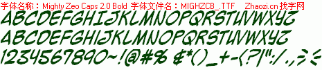 查看字体及作者详细介绍