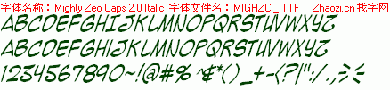 查看字体及作者详细介绍