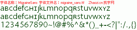 查看字体及作者详细介绍