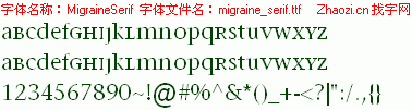 查看字体及作者详细介绍
