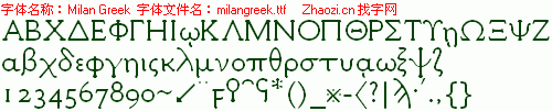 查看字体及作者详细介绍