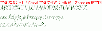 查看字体及作者详细介绍