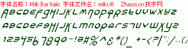 查看字体及作者详细介绍