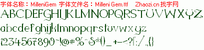 查看字体及作者详细介绍