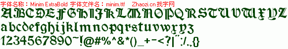 查看字体及作者详细介绍