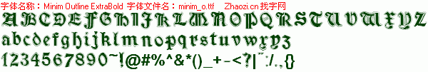 查看字体及作者详细介绍