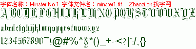 查看字体及作者详细介绍