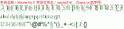 查看字体及作者详细介绍