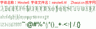 查看字体及作者详细介绍