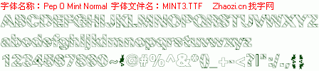 查看字体及作者详细介绍