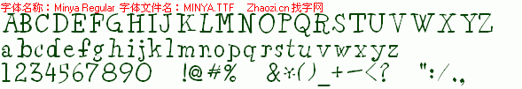 查看字体及作者详细介绍