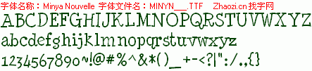 查看字体及作者详细介绍
