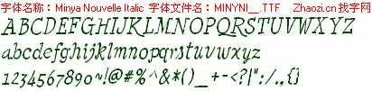 查看字体及作者详细介绍
