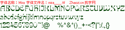 查看字体及作者详细介绍