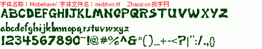 查看字体及作者详细介绍