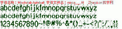 查看字体及作者详细介绍