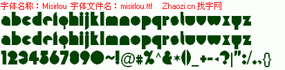 查看字体及作者详细介绍