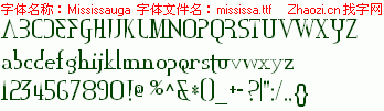 查看字体及作者详细介绍
